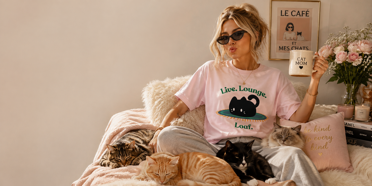 Meow Meow Tees cat T-shirt collection
